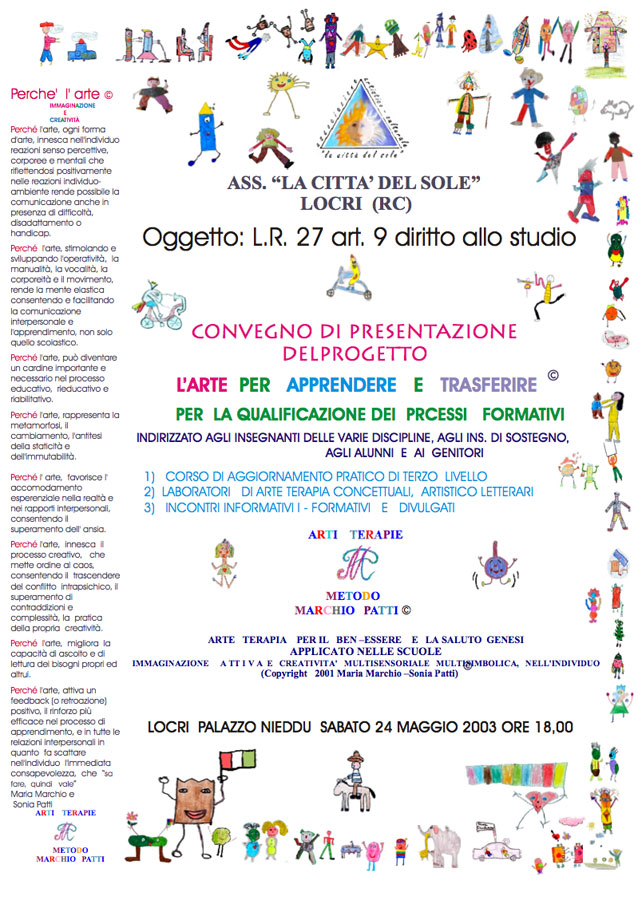 L'ARTE PER APPRENDERE E TRASFERIRE